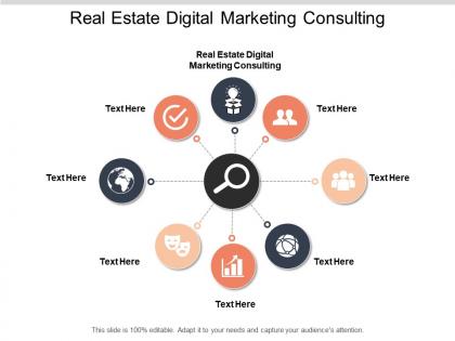 Real estate digital marketing consulting ppt powerpoint presentation ideas grid cpb