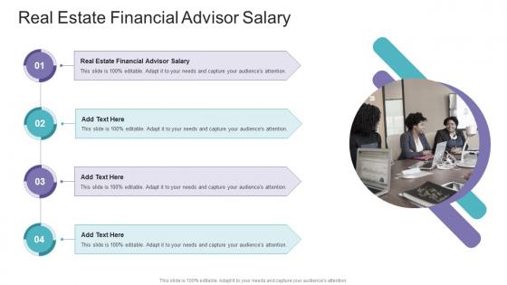 Real Estate Financial Advisor Salary In Powerpoint And Google Slides Cpb