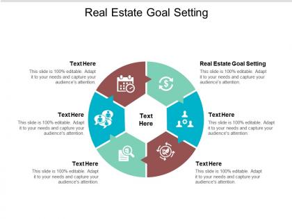 Real estate goal setting ppt powerpoint presentation pictures model cpb