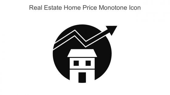 Real Estate Home Price Monotone Icon In Powerpoint Pptx Png And Editable Eps Format