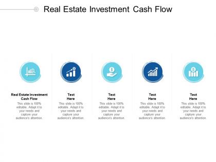 Real estate investment cash flow ppt powerpoint presentation styles background designs cpb