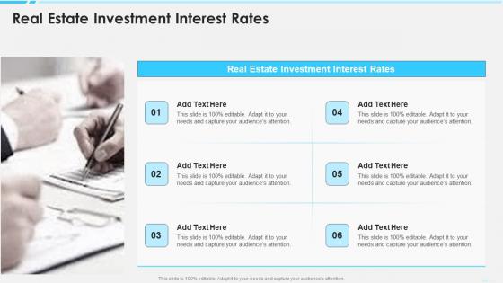 Real Estate Investment Interest Rates In Powerpoint And Google Slides Cpb