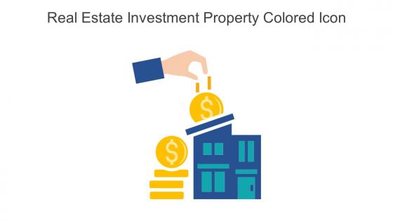 Real Estate Investment Property Colored Icon In Powerpoint Pptx Png And Editable Eps Format