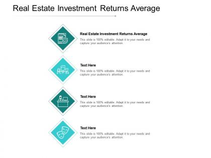 Real estate investment returns average ppt powerpoint backgrounds cpb