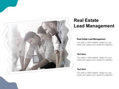 Real estate lead management ppt powerpoint presentation inspiration sample cpb