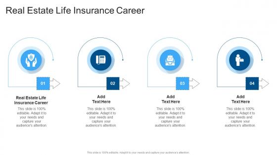 Real Estate Life Insurance Career In Powerpoint And Google Slides Cpb