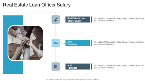 Real Estate Loan Officer Salary In Powerpoint And Google Slides Cpb