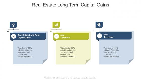 Real Estate Long Term Capital Gains In Powerpoint And Google Slides Cpb