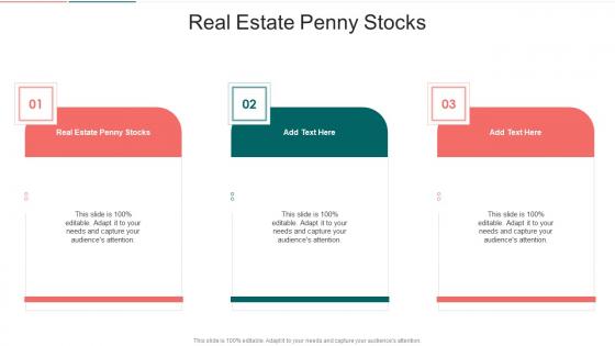 Real Estate Penny Stocks In Powerpoint And Google Slides Cpb