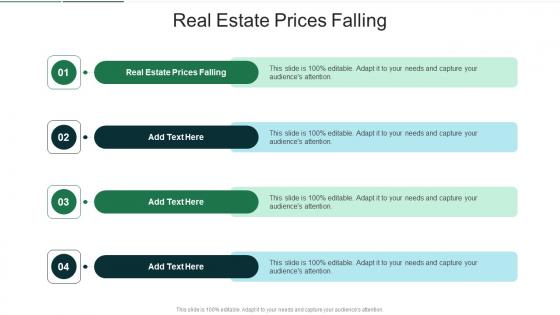 Real Estate Prices Falling In Powerpoint And Google Slides Cpb