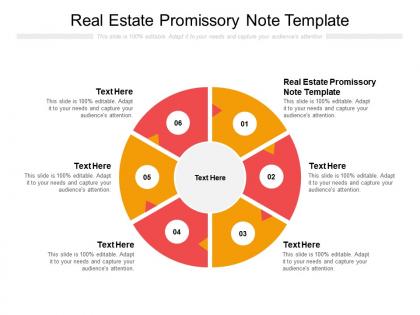 Real estate promissory note template ppt powerpoint presentation file layouts cpb