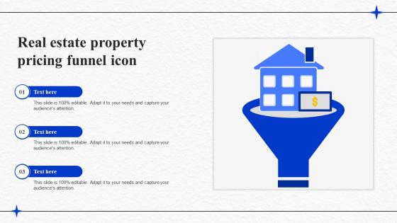 Real Estate Property Pricing Funnel Icon