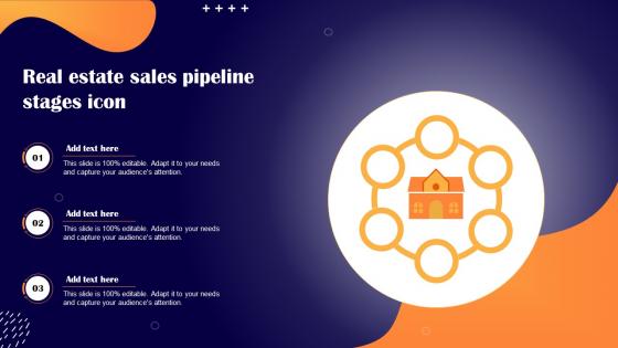 Real Estate Sales Pipeline Stages Icon
