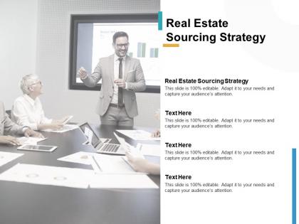Real estate sourcing strategy ppt powerpoint presentation summary graphics cpb