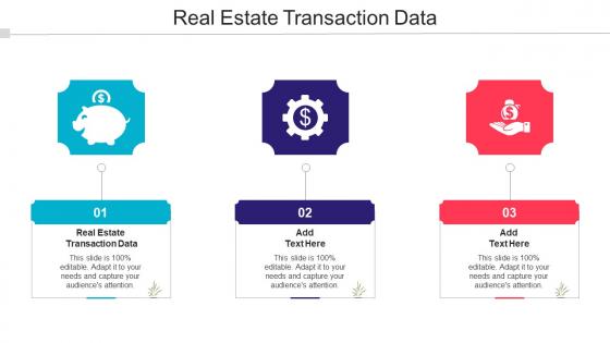 Real Estate Transaction Data Ppt Powerpoint Presentation Infographic Cpb