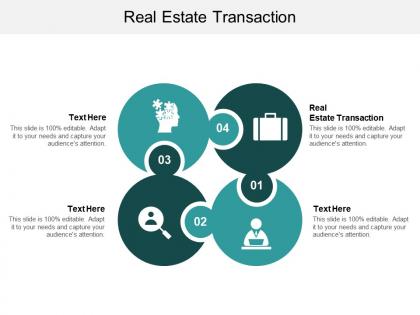 Real estate transaction ppt powerpoint presentation show graphics cpb