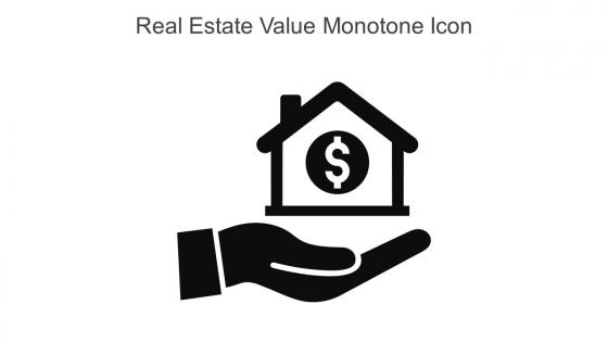 Real Estate Value Monotone Icon In Powerpoint Pptx Png And Editable Eps Format