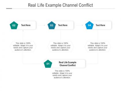 Real life example channel conflict ppt powerpoint presentation styles slides cpb