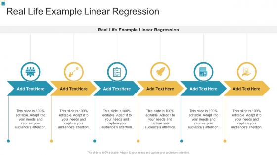 Real Life Example Linear Regression In Powerpoint And Google Slides Cpb