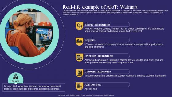 Real Life Example Of Aiot Walmart Unlocking Potential Of Aiot IoT SS