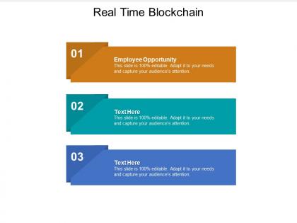 Real time blockchain ppt powerpoint presentation file slide download cpb