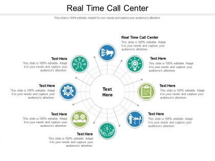 Real time call center ppt powerpoint presentation model examples cpb