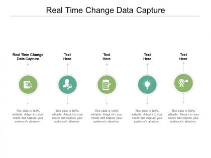 Real time change data capture ppt powerpoint presentation images cpb