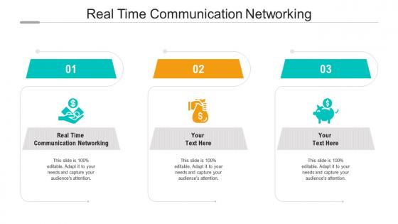Real time communication networking ppt powerpoint presentation file elements cpb