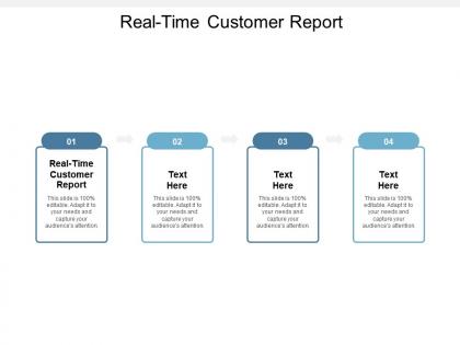 Real time customer report ppt powerpoint presentation visual aids show cpb