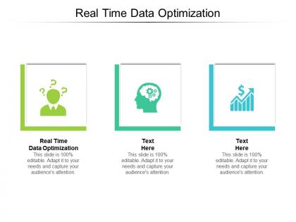 Real time data optimization ppt powerpoint presentation summary portrait cpb