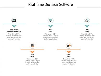 Real time decision software ppt powerpoint presentation model skills cpb