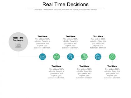 Real time decisions ppt powerpoint presentation professional templates cpb