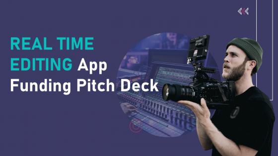 Real Time Editing App Funding Pitch Deck Ppt Template