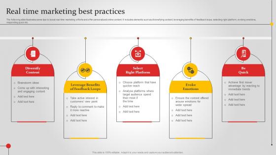 Real Time Marketing Best Practices Improving Brand Awareness MKT SS V