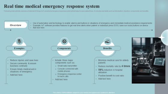 Real Time Medical Emergency Response System Implementing Iot Devices For Care Management IOT SS