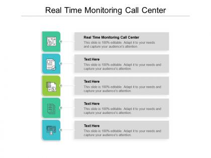 Real time monitoring call center ppt powerpoint presentation inspiration display cpb