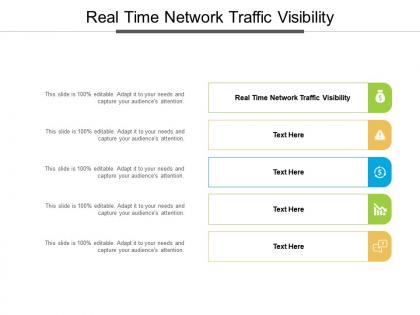 Real time network traffic visibility ppt powerpoint presentation inspiration summary cpb