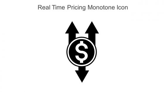 Real Time Pricing Monotone Icon In Powerpoint Pptx Png And Editable Eps Format