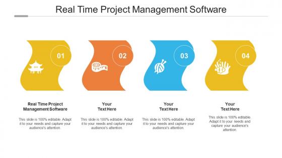 Real time project management software ppt powerpoint presentation portfolio design ideas cpb