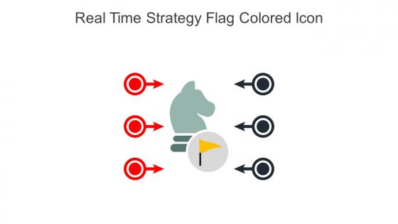 Real Time Strategy Flag Colored Icon In Powerpoint Pptx Png And Editable Eps Format