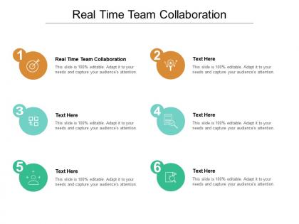 Real time team collaboration ppt powerpoint presentation infographic template background designs cpb