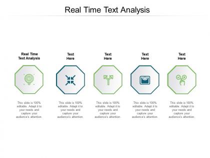 Real time text analysis ppt powerpoint presentation infographic template graphics tutorials cpb