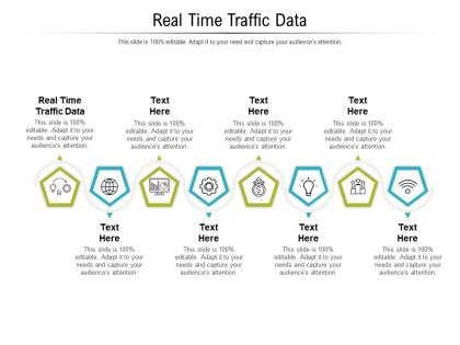 Real time traffic data ppt powerpoint presentation background cpb