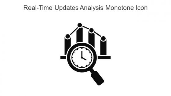 Real Time Updates Analysis Monotone Icon In Powerpoint Pptx Png And Editable Eps Format