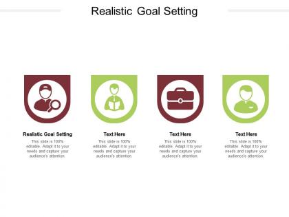 Realistic goal setting ppt powerpoint presentation gallery graphics cpb