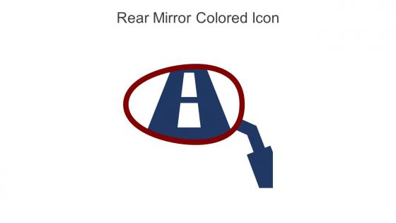 Rear Mirror Colored Icon In Powerpoint Pptx Png And Editable Eps Format