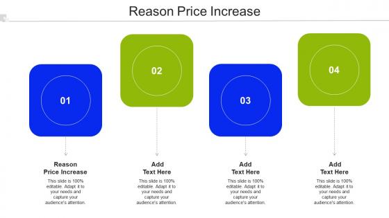 Reason Price Increase Ppt Powerpoint Presentation Summary Graphics Cpb