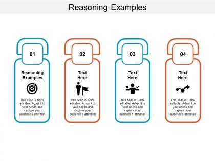 Reasoning examples ppt powerpoint presentation outline design inspiration cpb
