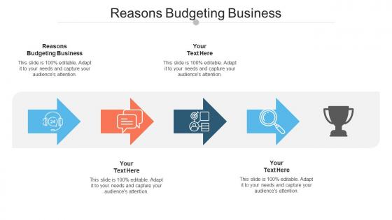 Reasons Budgeting Business Ppt Powerpoint Presentation Summary Gridlines Cpb