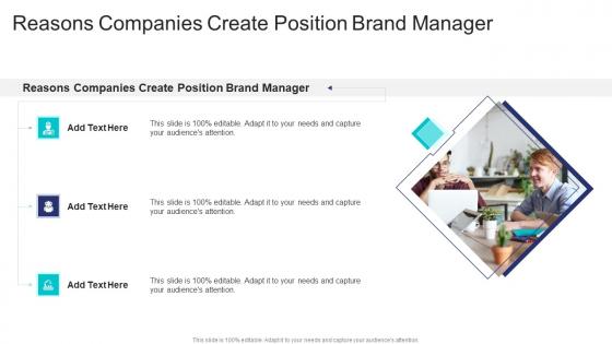 Reasons Companies Create Position Brand Manager In Powerpoint And Google Slides Cpb
